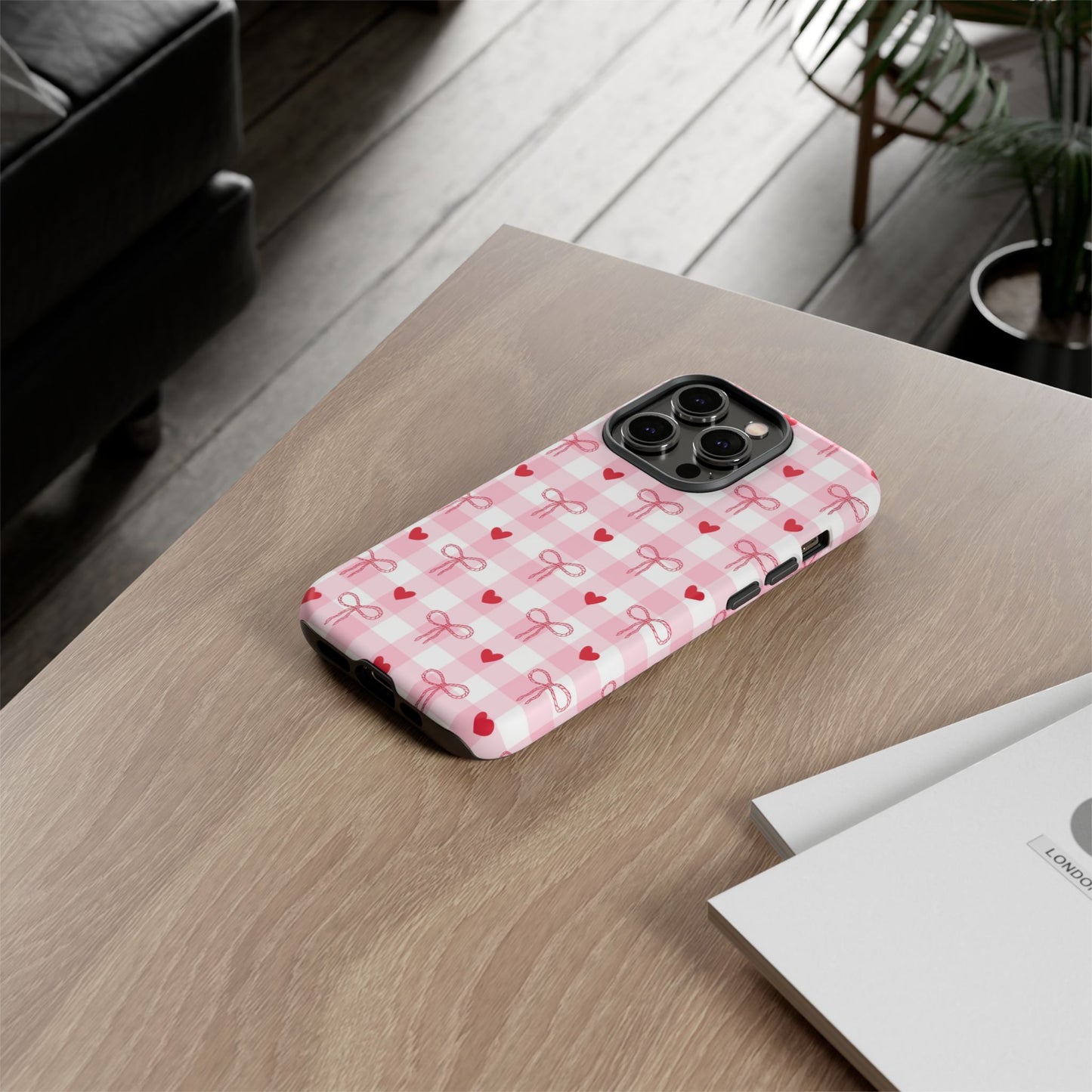 Gingham Girly iPhone Case