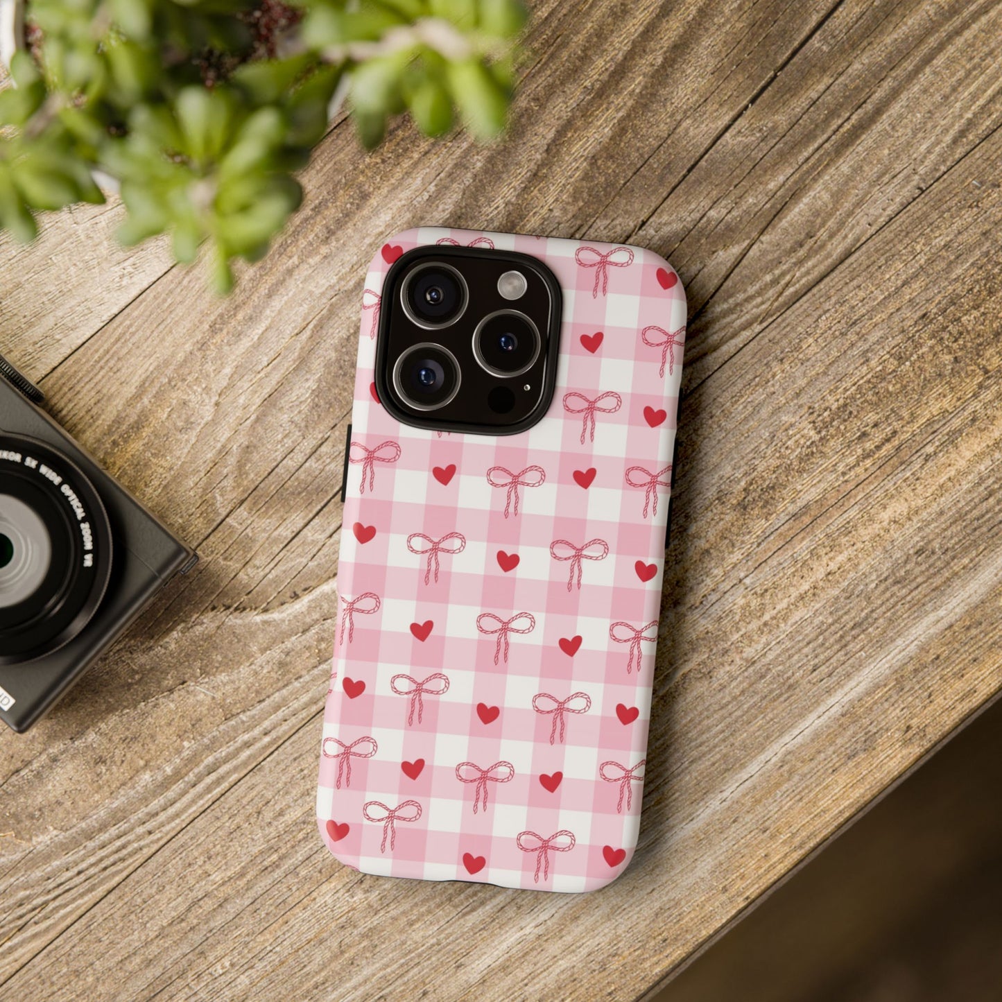 Gingham Girly iPhone Case