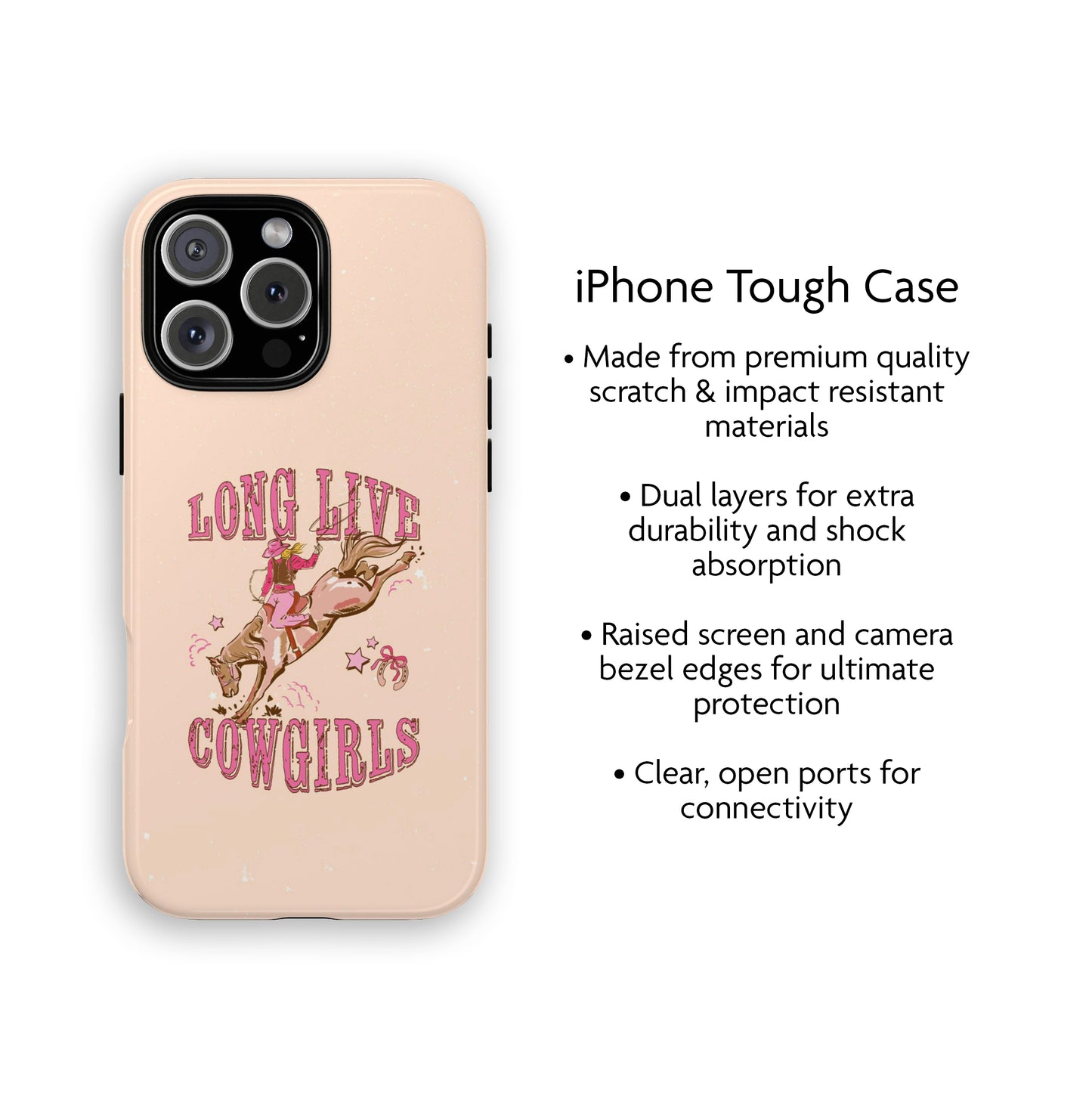 Long Live Cowgirls iPhone Case
