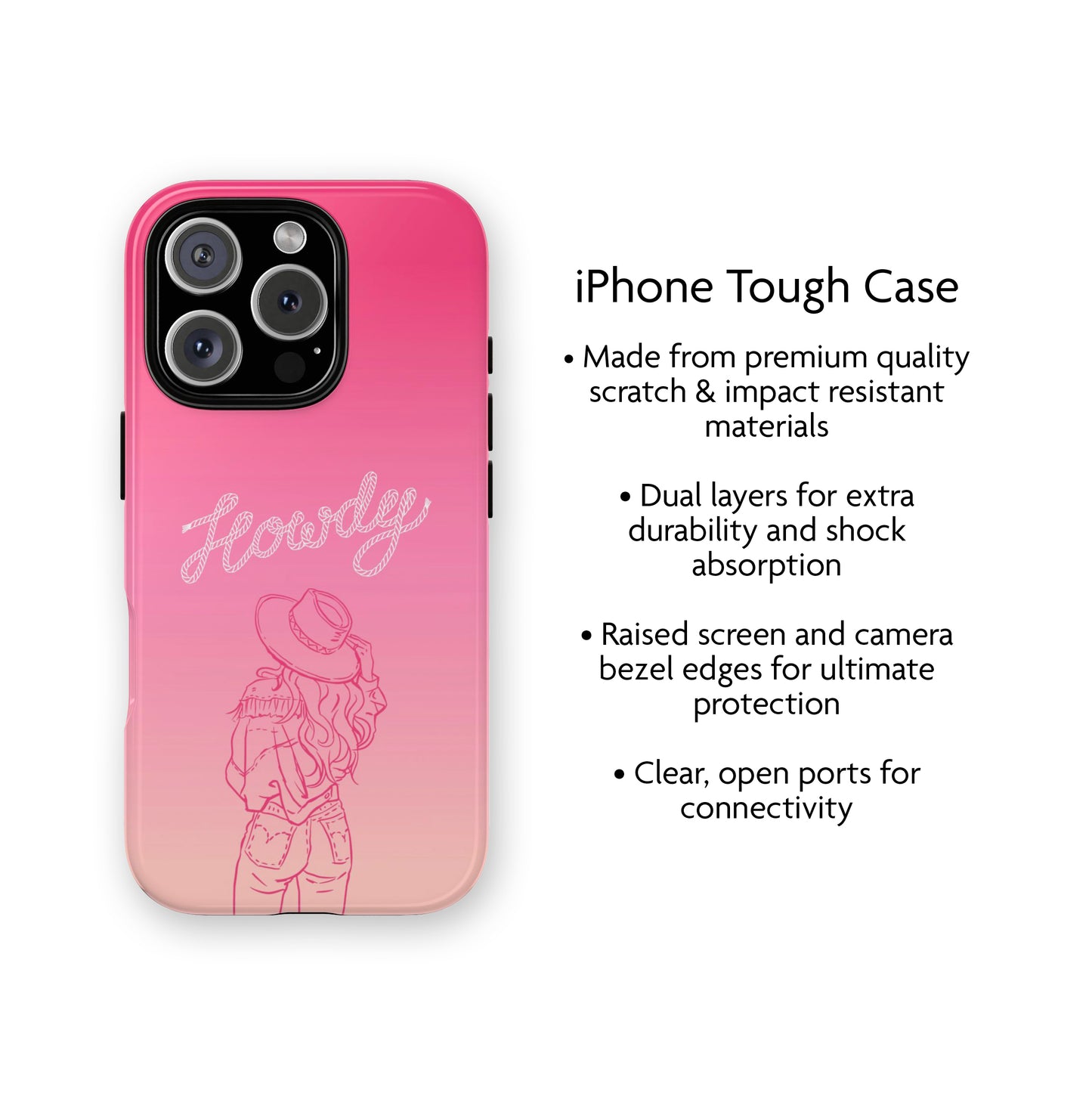 Howdy iPhone Case