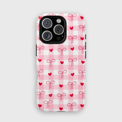 Gingham Girly iPhone Case