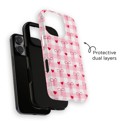 Gingham Girly iPhone Case
