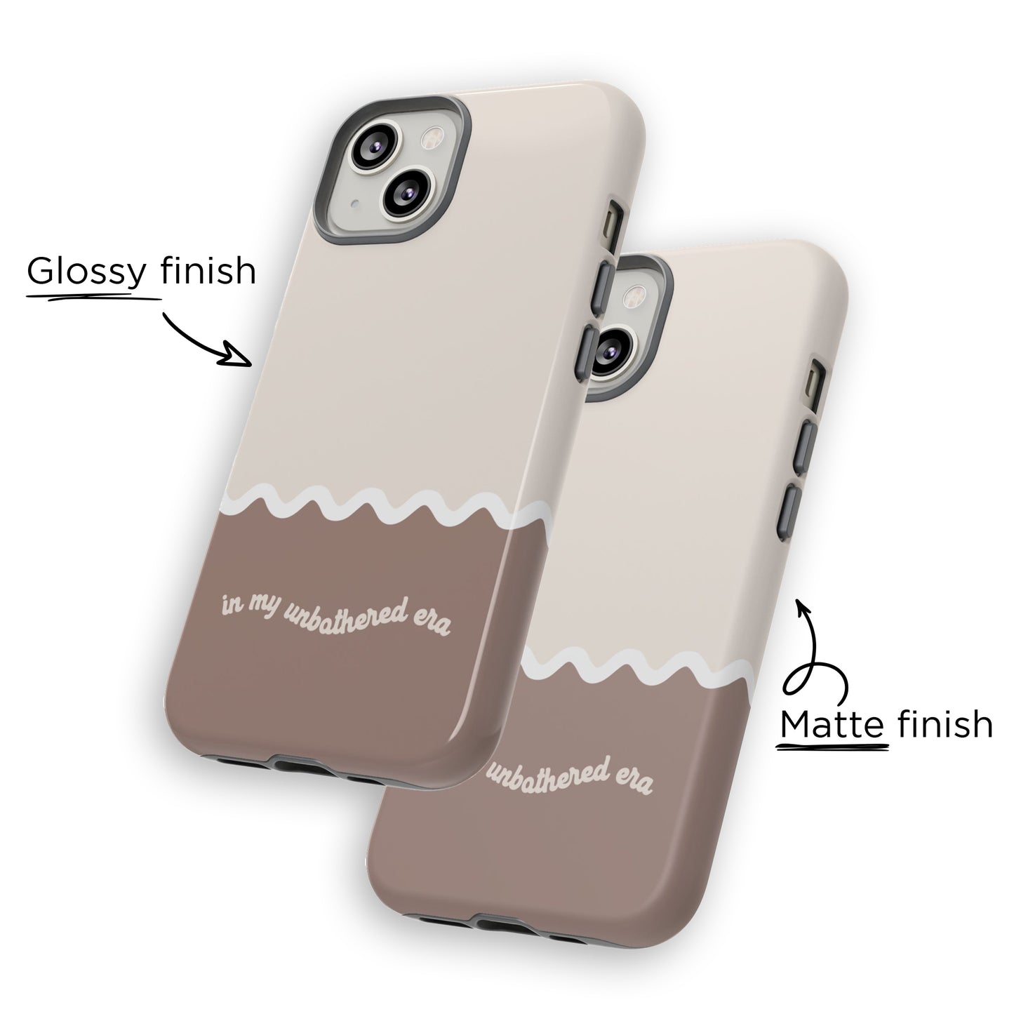 In My Unbothered Era iPhone Case (Beige)