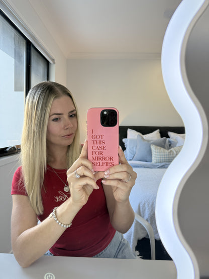 Selfie Queen iPhone Cover (Pink)