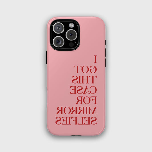 Selfie Queen iPhone Cover (Pink)